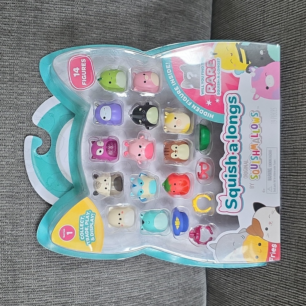 Squish-a-longs By Squishmallow, Series 1, 14 Figures, 19 Pieces, New - Picture 9 of 9